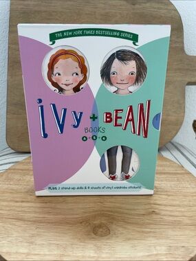 SALE! 50% Off Ivy + Bean Boxed Book Set of 3 - Pink & Mint